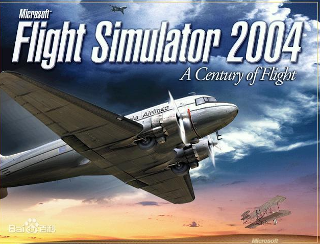 微软模拟飞行 2004 启动封面